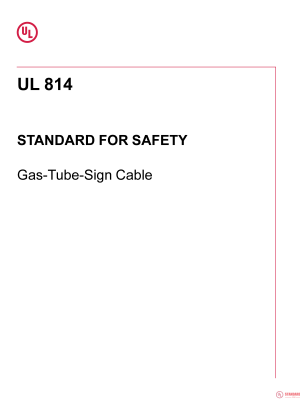 UL 814 PDF UL 814 PDF